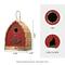Glitzhome® 8.5" Washed Red Distressed Wood Birdhouse